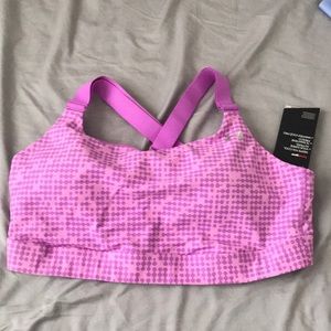 Pink/purple Under Armour Sports Bra